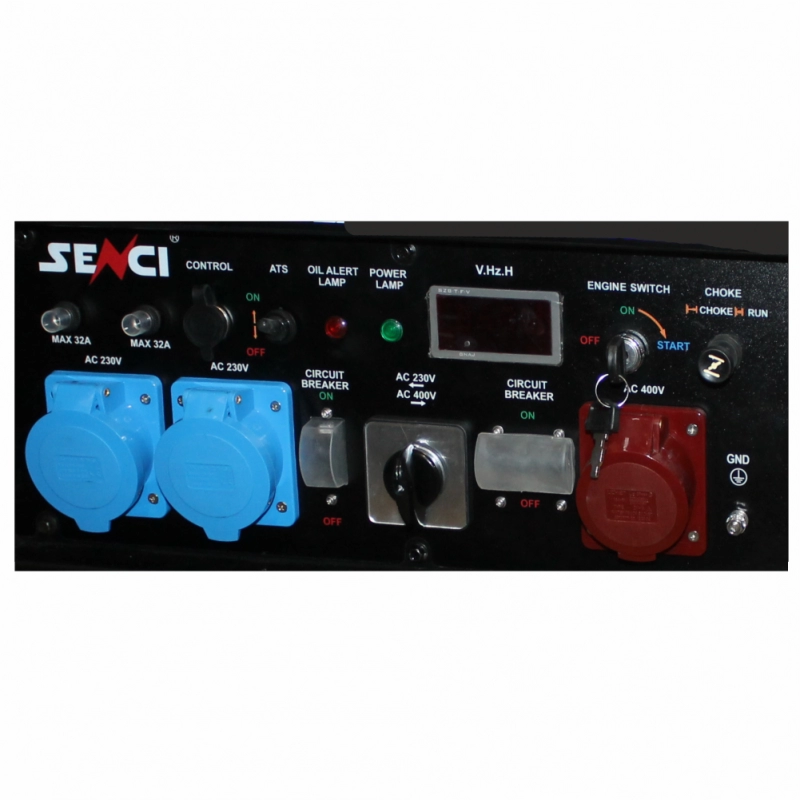 Generator de curent SENCI SC13000TEQ-EVO putere maxima 11 kW 230/400V pornire electrica Generator de curent SENCI SC13000TEQ-EVO putere maxima 11 kW 230/400V pornire electrica